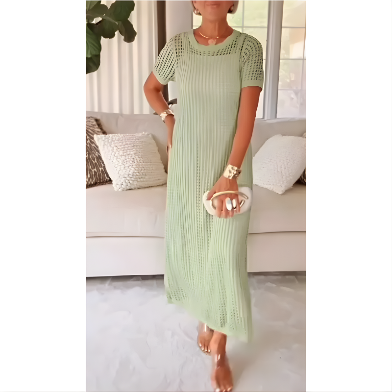 Ariella Elegant Cut-Out Maxi Dress