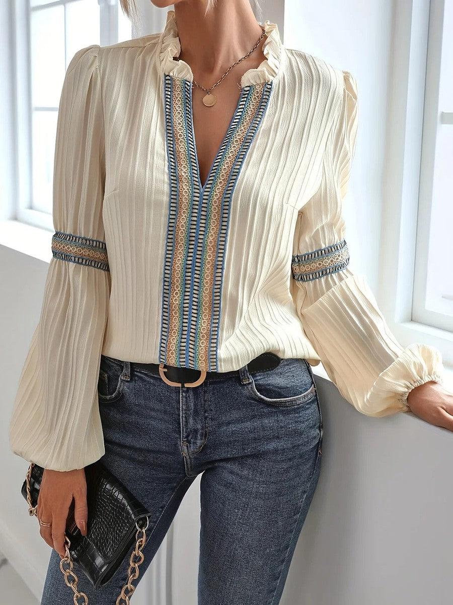 Lady Luxe | Elegant Long-Sleeved Top