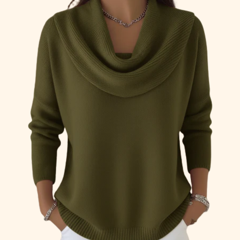 Gwen Elegant Collared Sweater