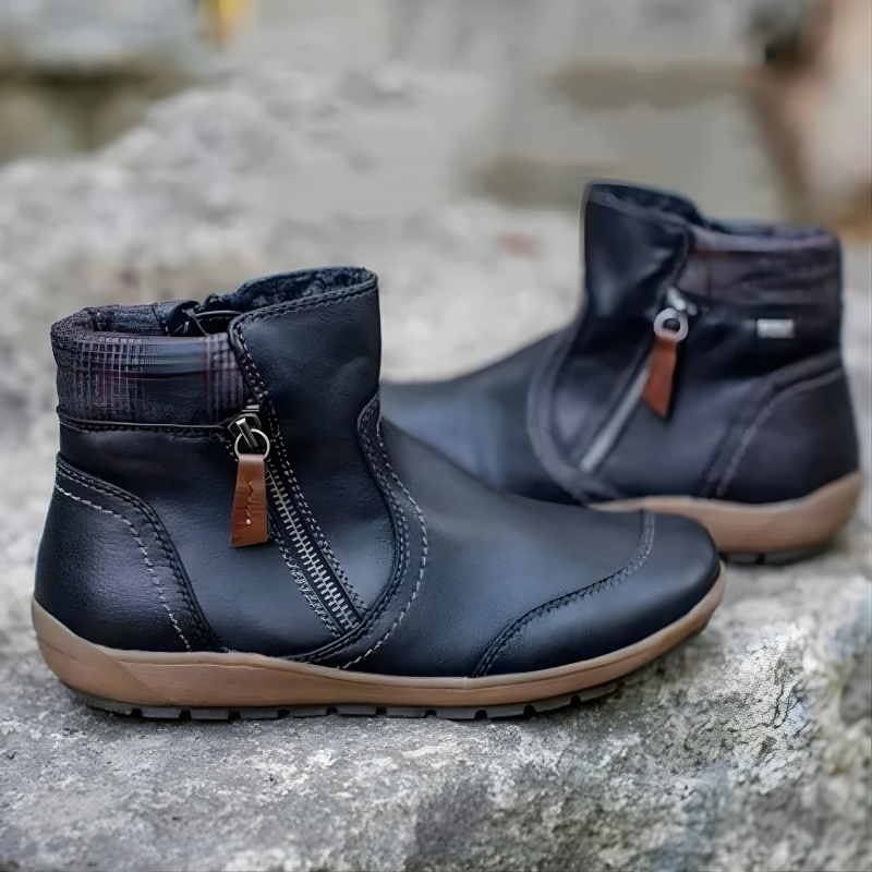 Moira Premium Zipper Orthopaedic Waterproof Boots