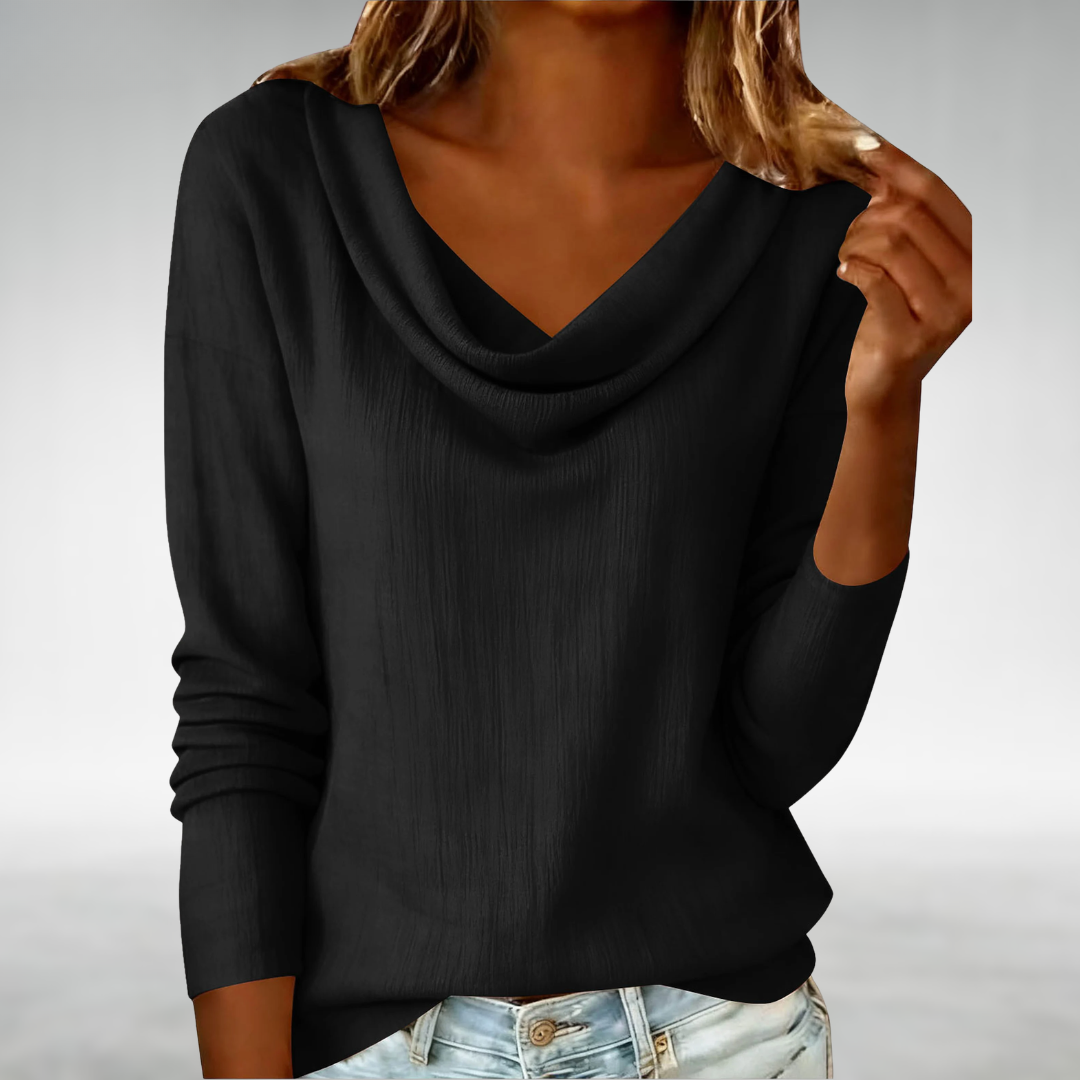 Bailee Long Sleeve Round Neck Top