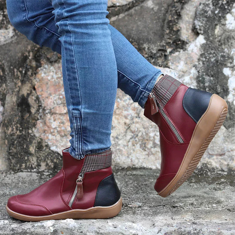 Moira | Premium Zipper Orthopaedic Waterproof Boots