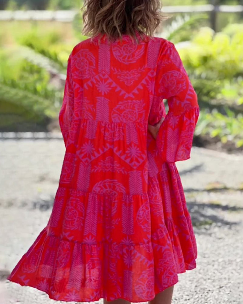 Galilea Boho Loose Sleeve Dress