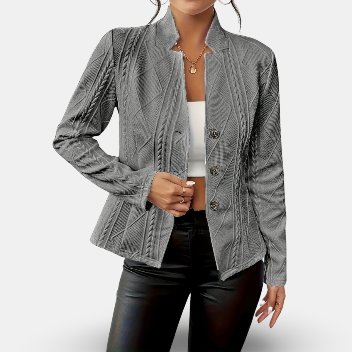 Rees Elegant Tailored Cardigan