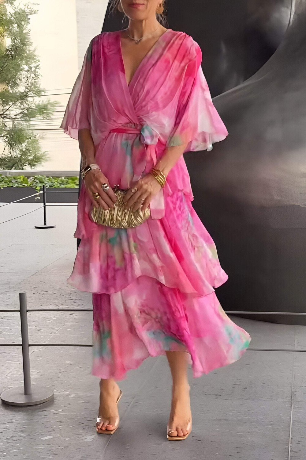 Amalia Elegant Bohemian Maxi Dress