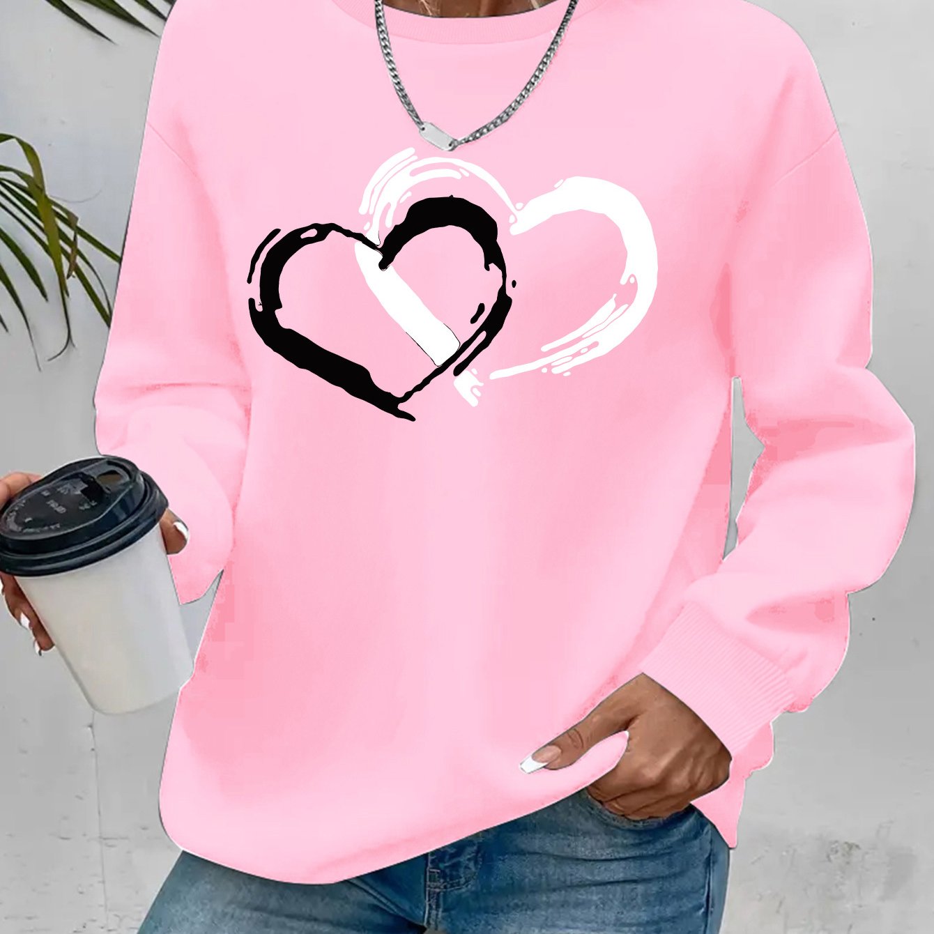 Sharlene Elegant Heart Sweater