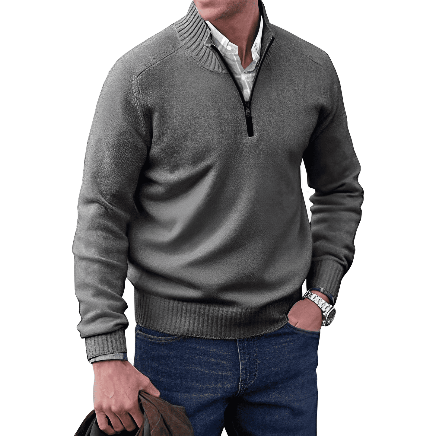 Thierry Zippered Sweater