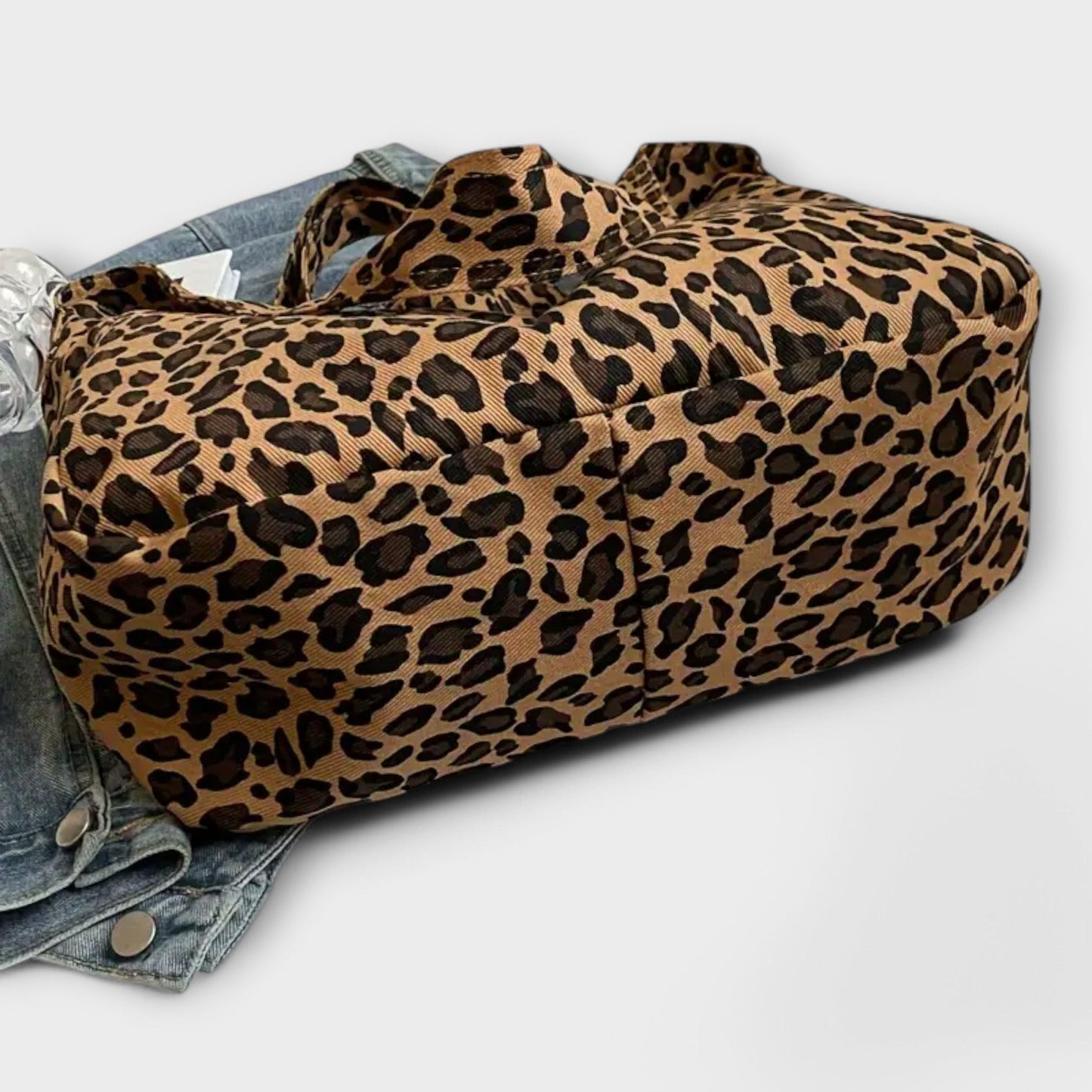 Collete Stylish Leopard Print Tote