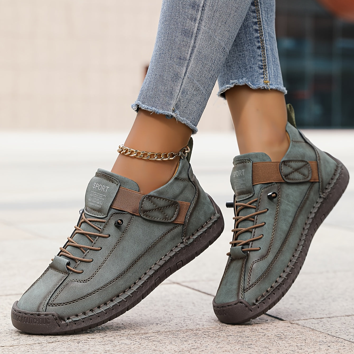 Margaux Orthopaedic Leather Ankle Shoes