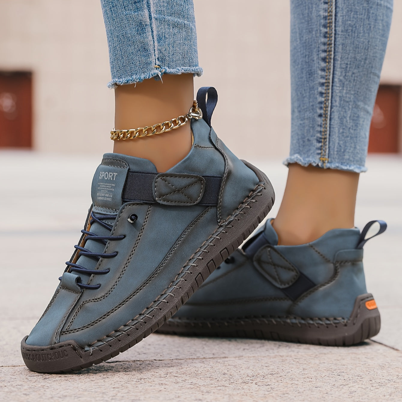 Margaux Orthopaedic Leather Ankle Shoes