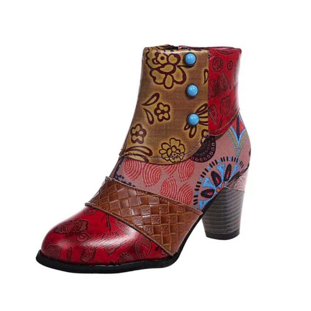 Rosy Waterproof Retro Boots