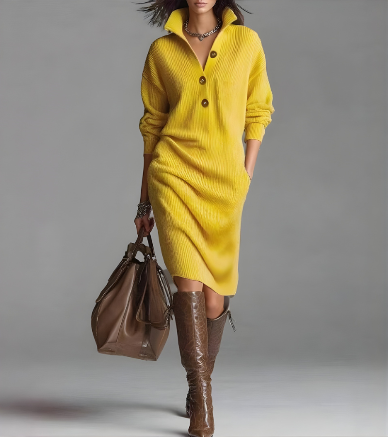 Madalyn Cozy Elegant Knit Dress