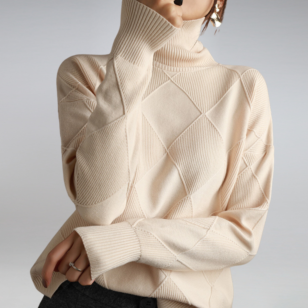 Sienna Cashmere Turtleneck Sweater