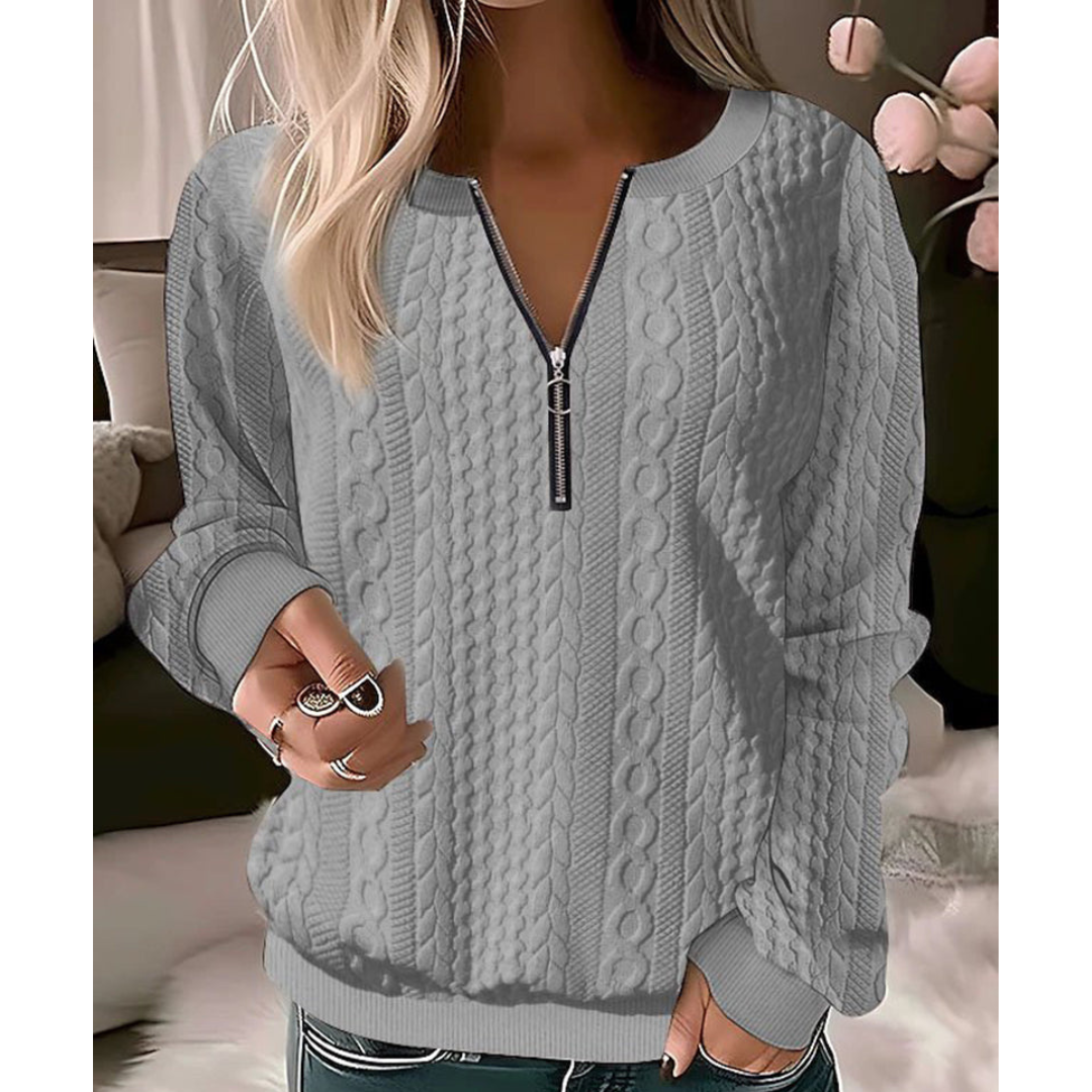Ivy Elegant women's v-neck sweater