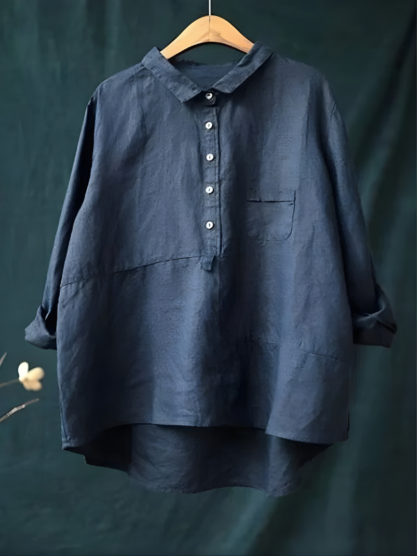 Stella Women's Linen Long Sleeve Shirt