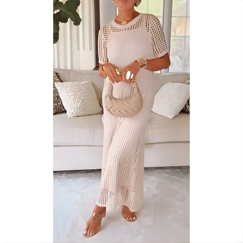 Ariella Elegant Cut-Out Maxi Dress