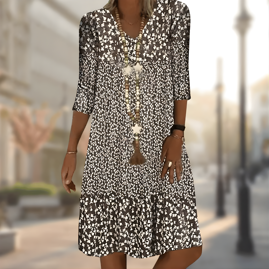 Audrey Chic and Cozy Women's Dress