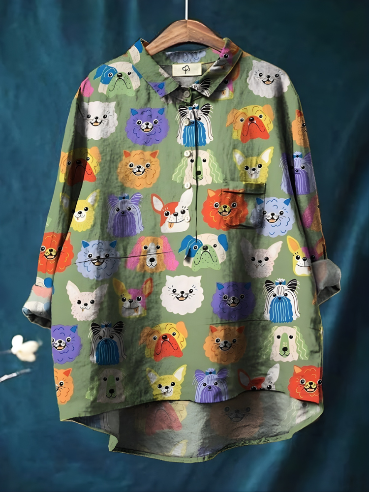 Tresha Playful Print Blouse