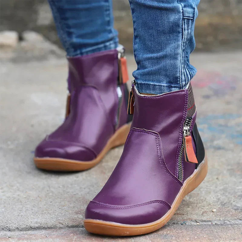 Moira | Premium Zipper Orthopaedic Waterproof Boots