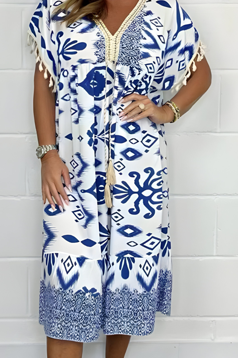 Janice Casual Comfortable Midi Dress