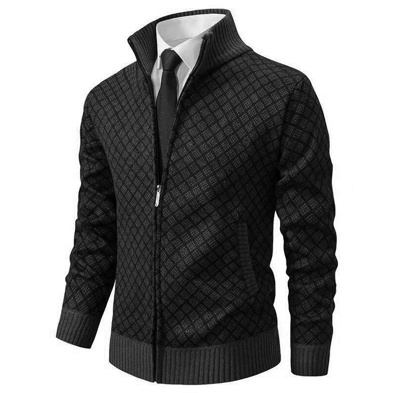 Sebastian- Knitted Jacquard Sweater