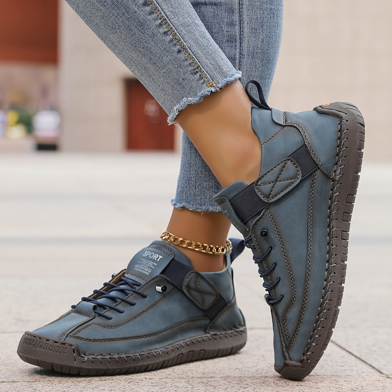 Margaux Orthopaedic Leather Ankle Shoes