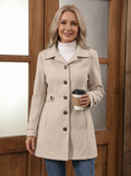 Irene Elegant Wool-Blend Coat