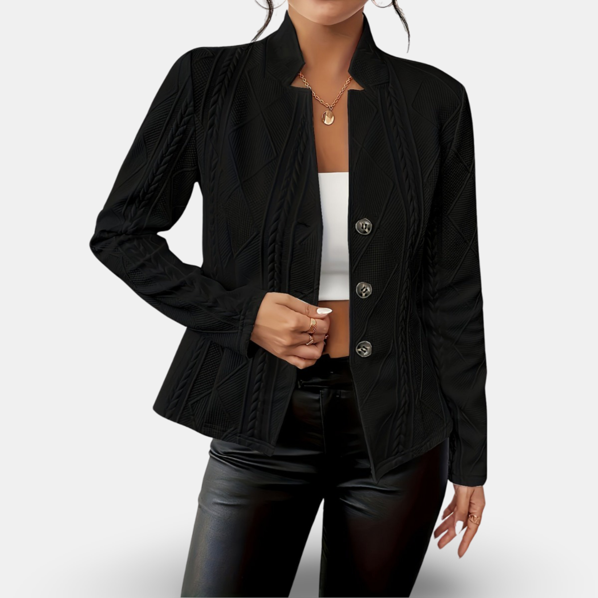 Rees Elegant Tailored Cardigan