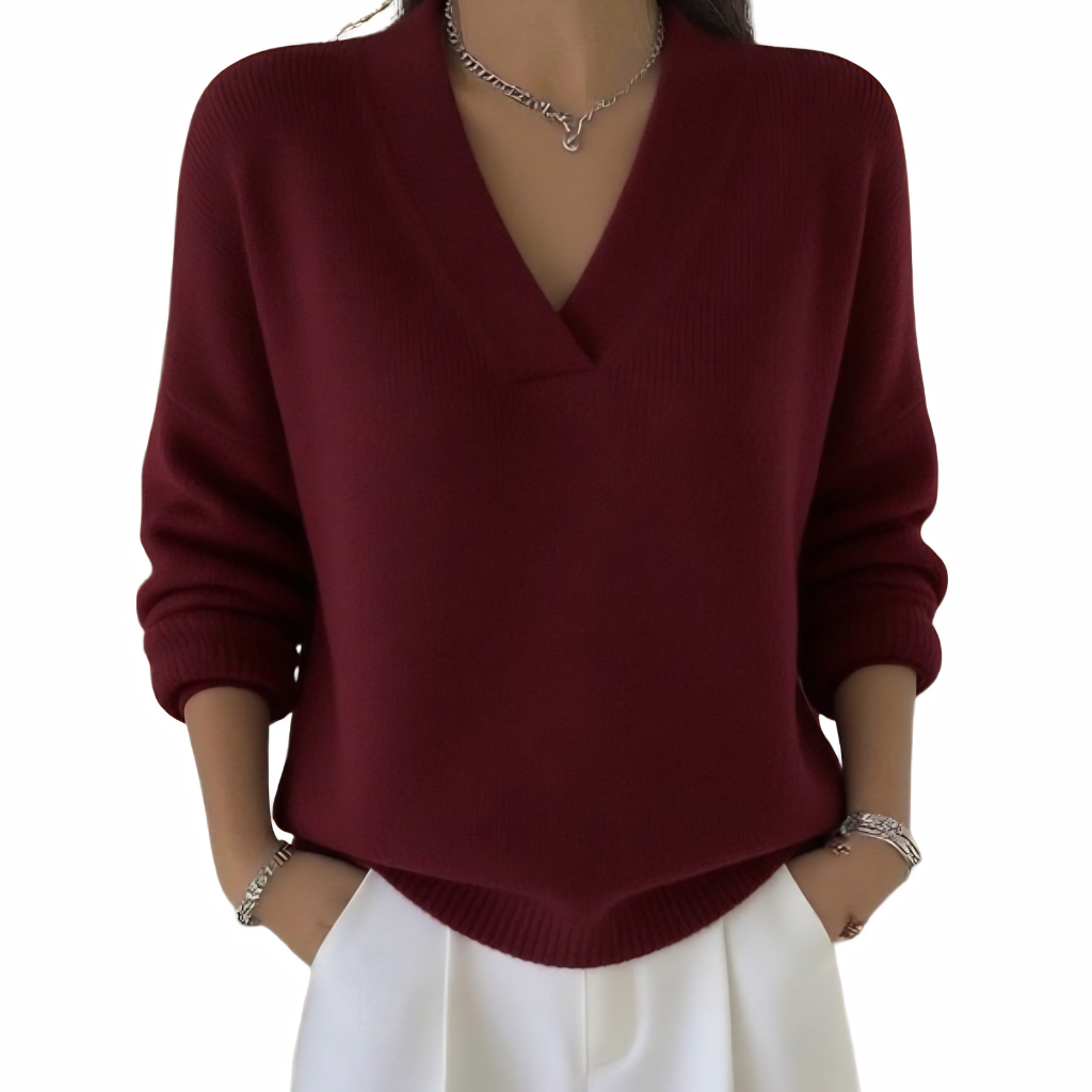 Maggie Effortless V-Neck Jumper