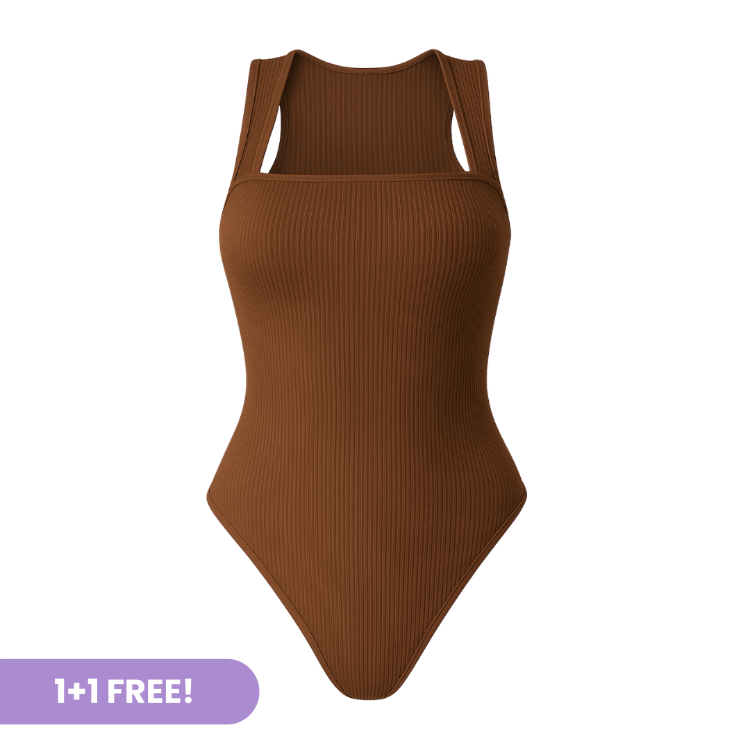 BodySnatch Ribbed Control Bodysuit | 1 + 1 FREE