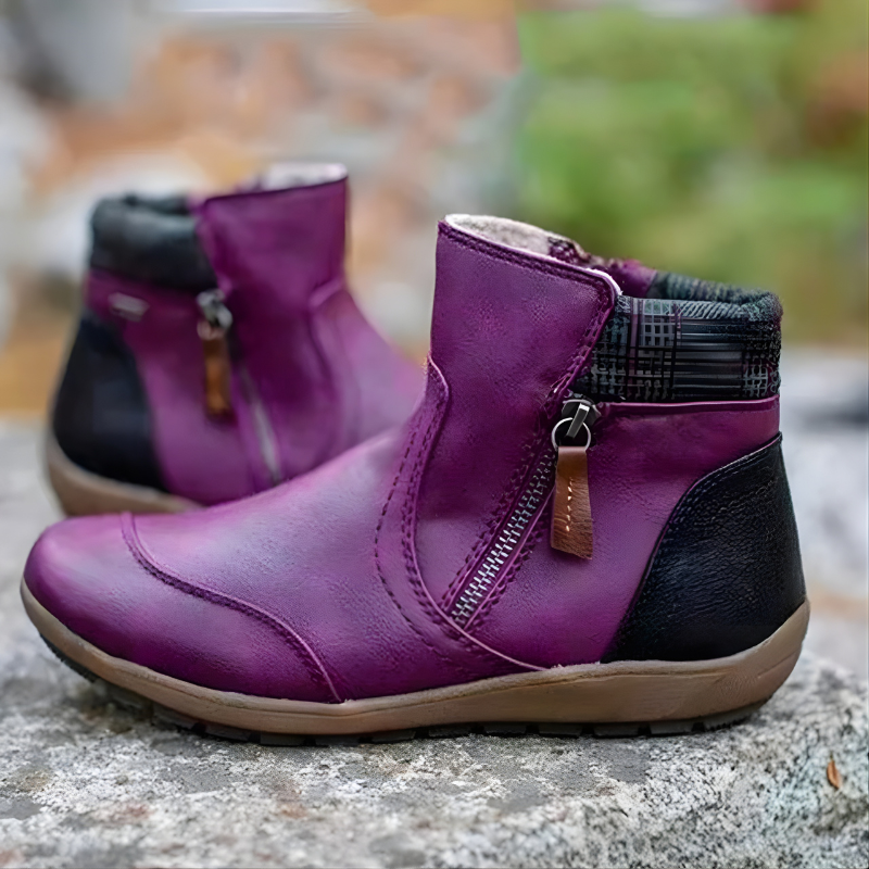 Moira Premium Zipper Orthopaedic Waterproof Boots