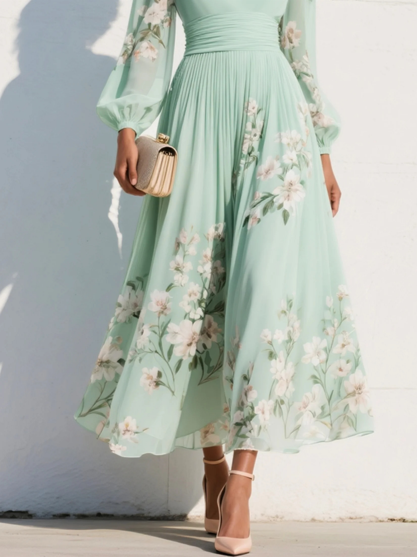 Willow Flowing Floral Midi Dress