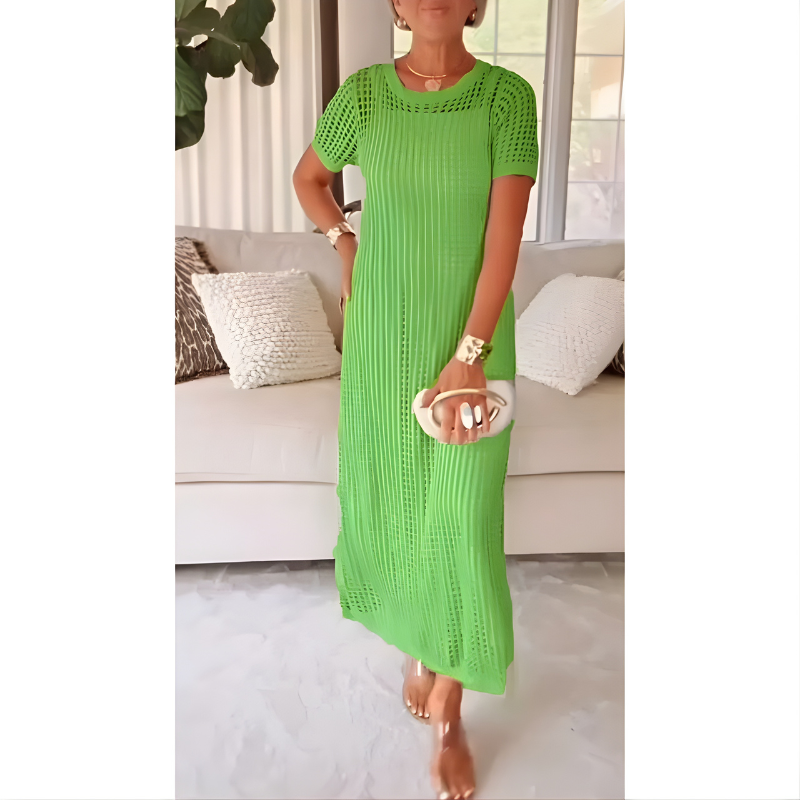 Ariella Elegant Cut-Out Maxi Dress
