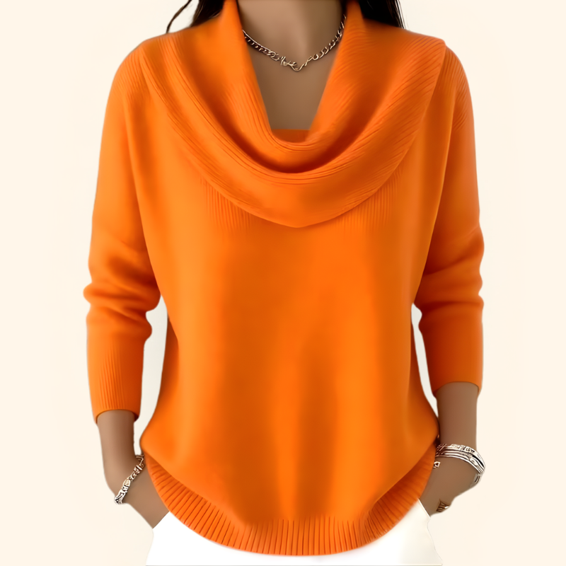 Gwen Elegant Collared Sweater