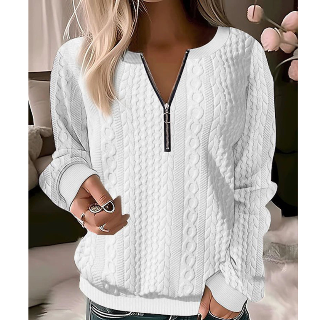 Ivy Elegant women's v-neck sweater