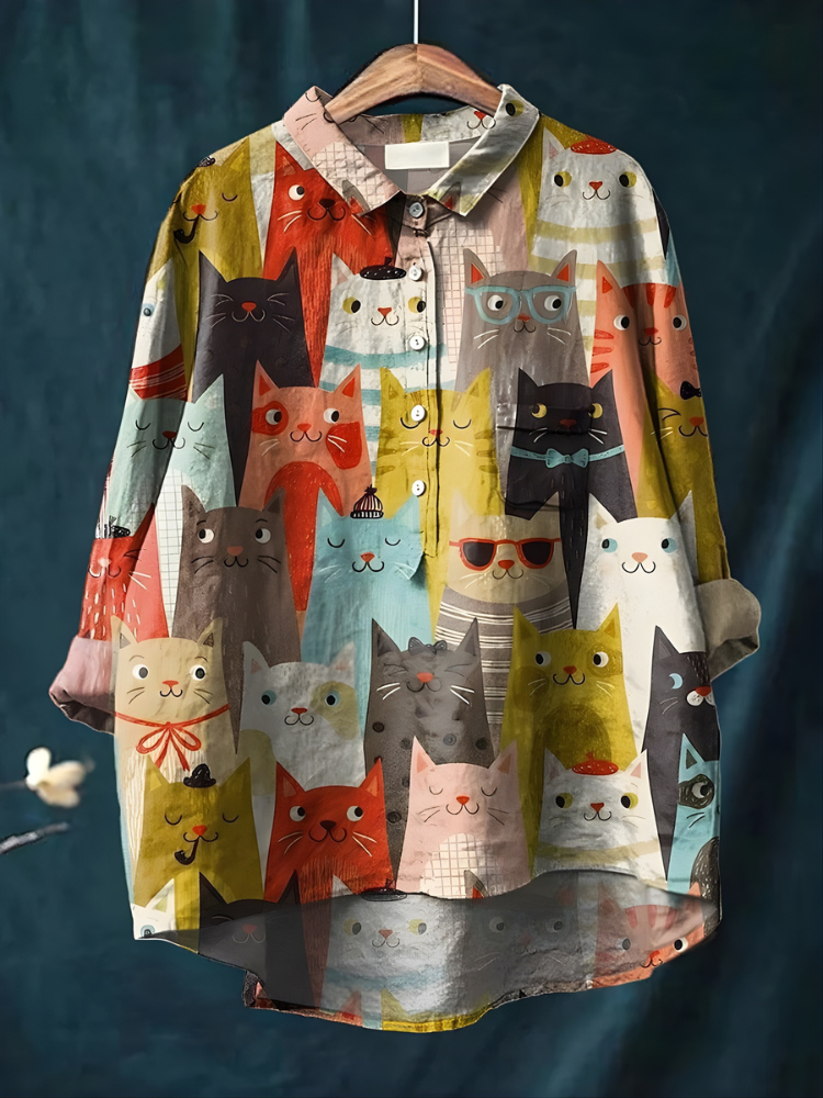 Tresha Playful Print Blouse