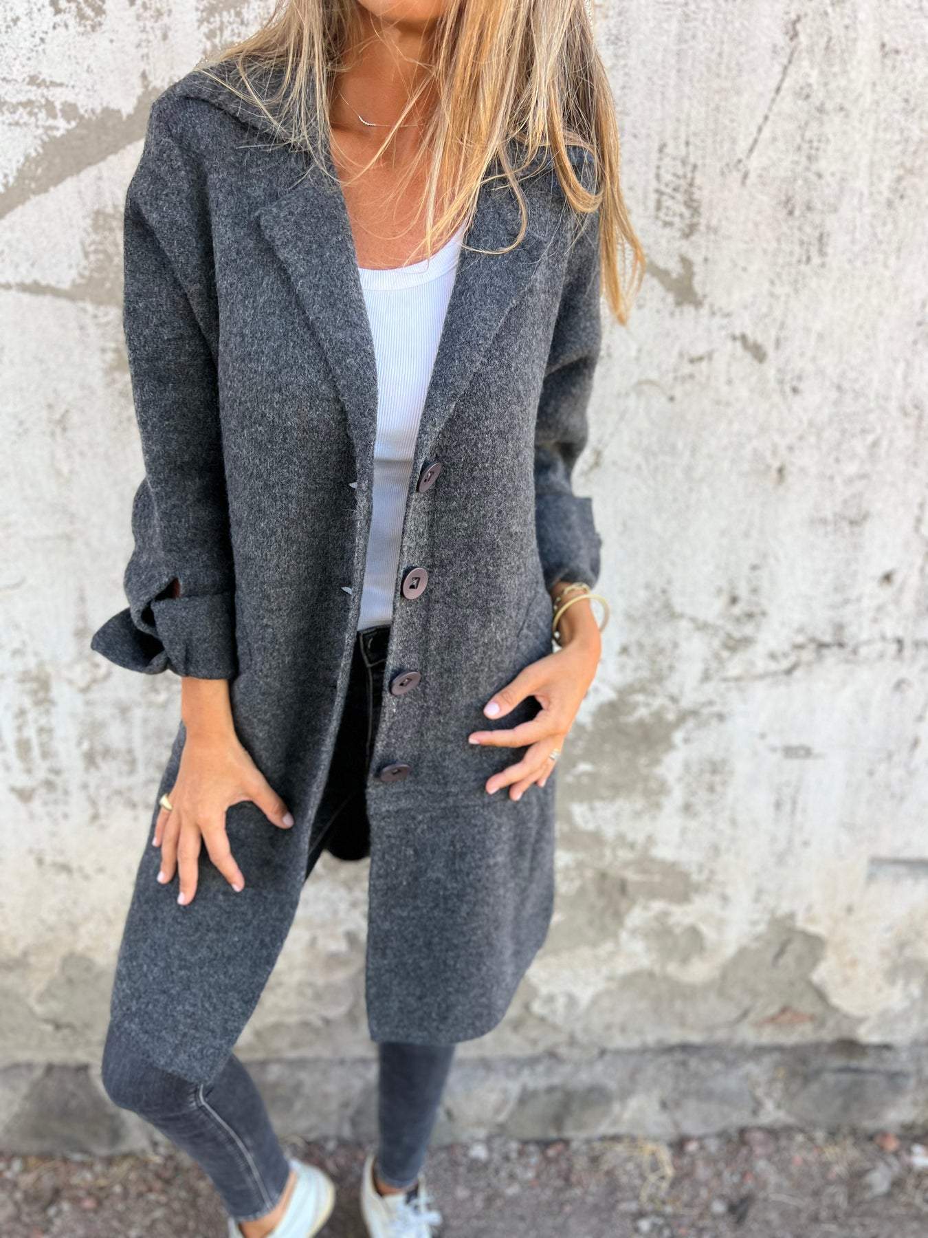 Brianna Long Knit Coat