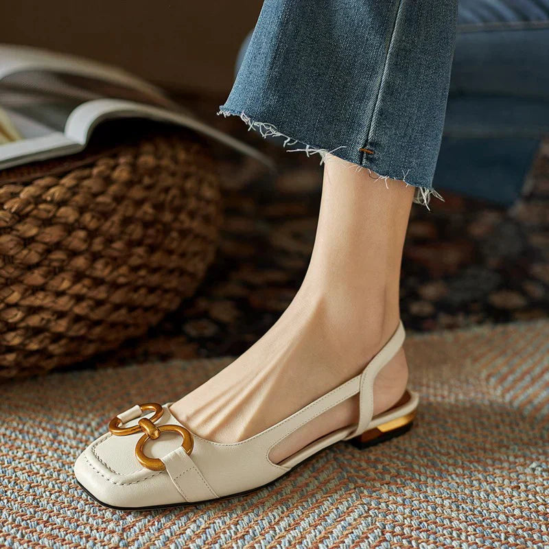 Brenna Orthopaedic Leather Buckle Sandals
