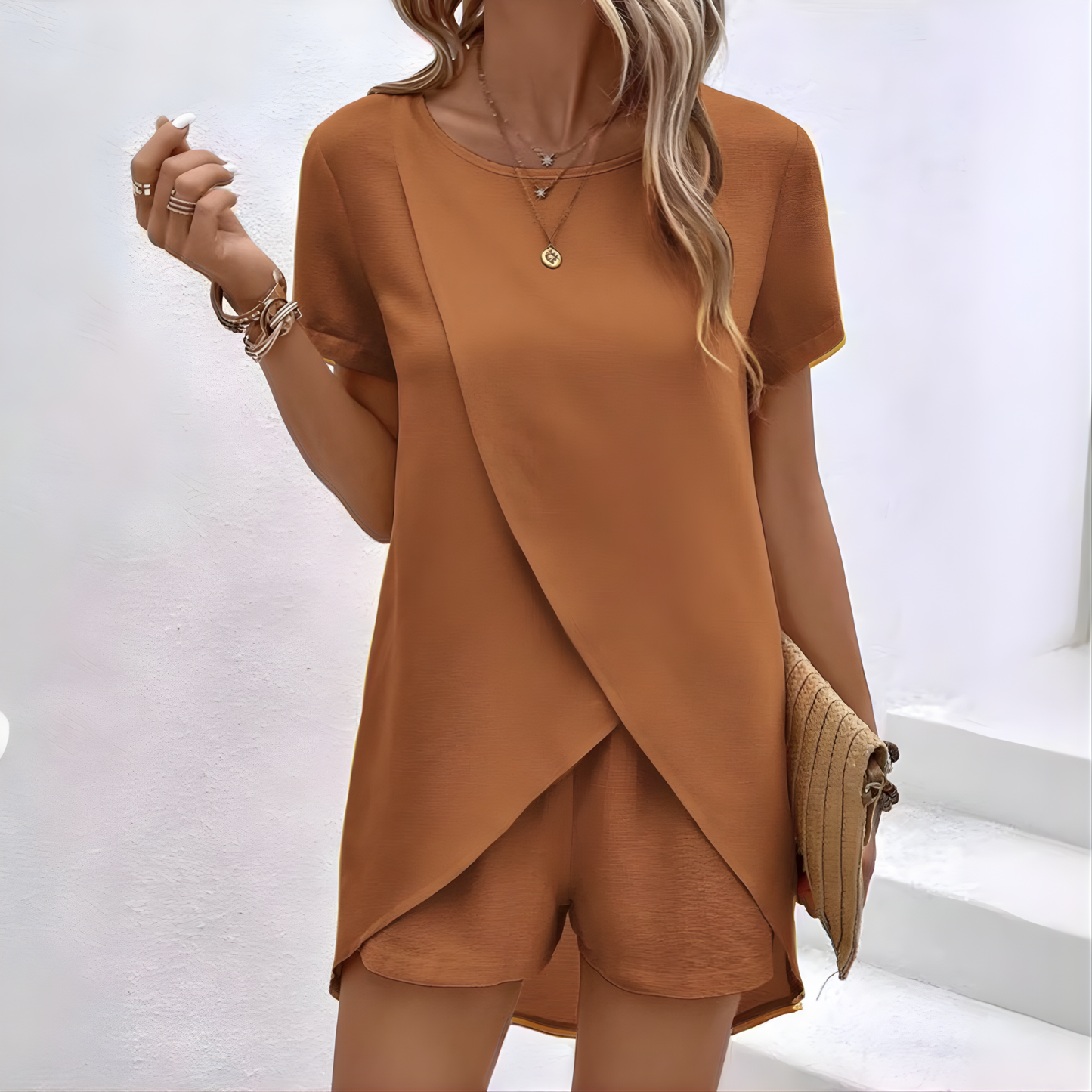 Rebecca Elegant Summer Co-ord Lounge Set