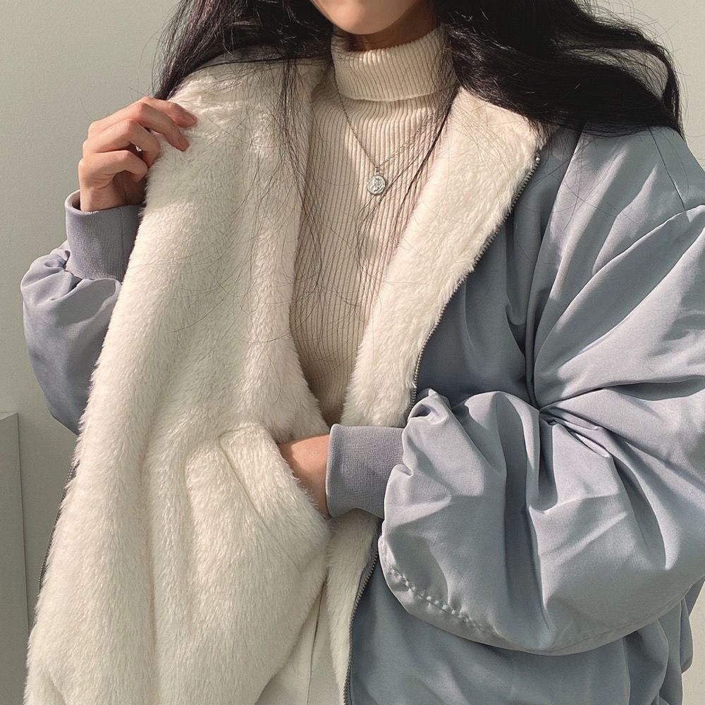 Morgan Comfy double-sided warm jacket