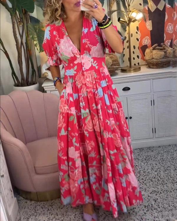 Bristol Vibrant Floral Dress
