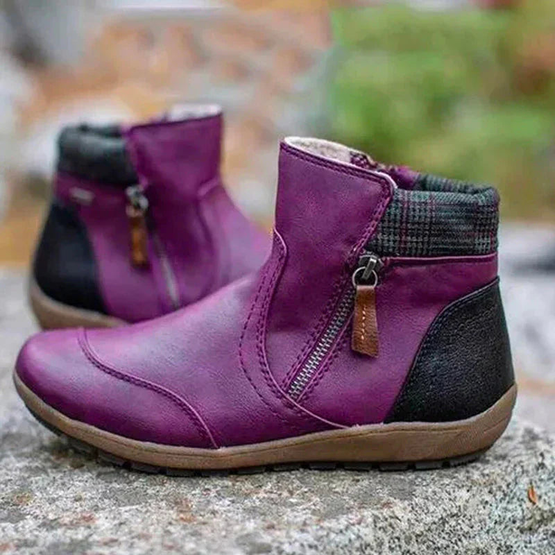 Moira | Premium Zipper Orthopaedic Waterproof Boots