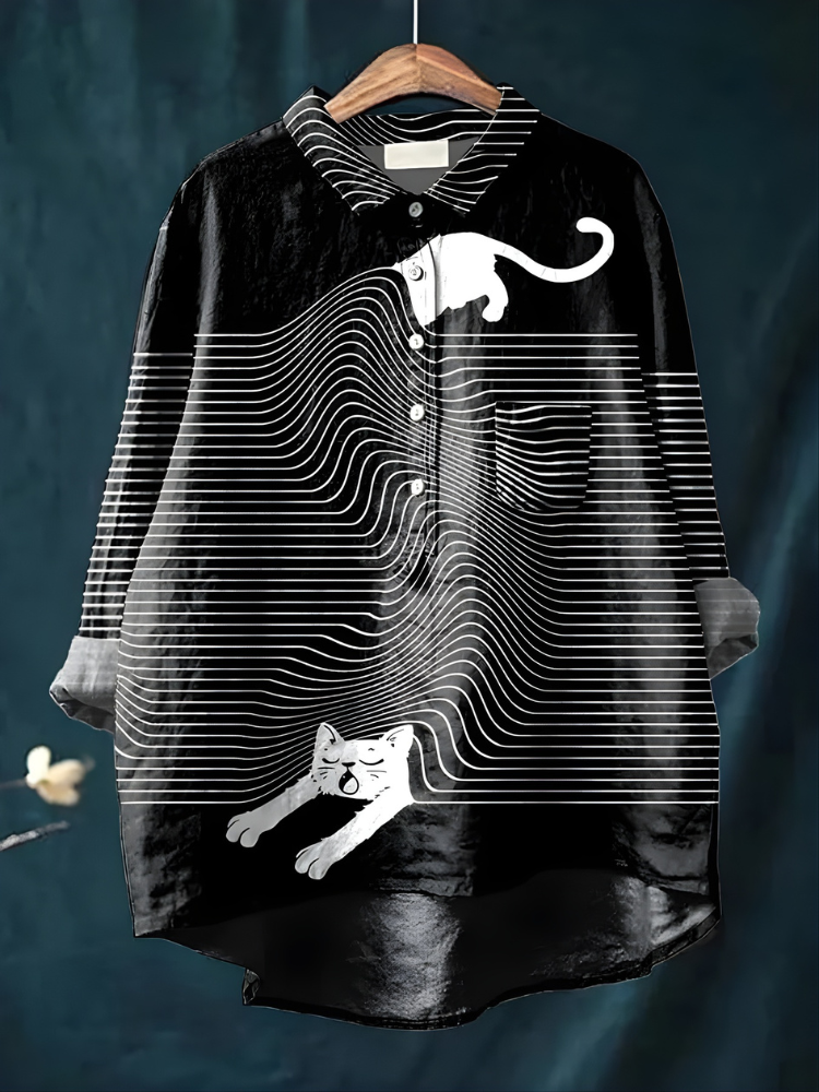 Tresha Playful Print Blouse