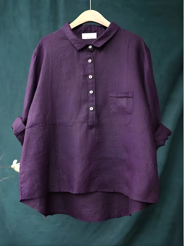 Stella Women's Linen Long Sleeve Shirt