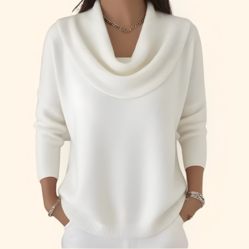 Gwen Elegant Collared Sweater