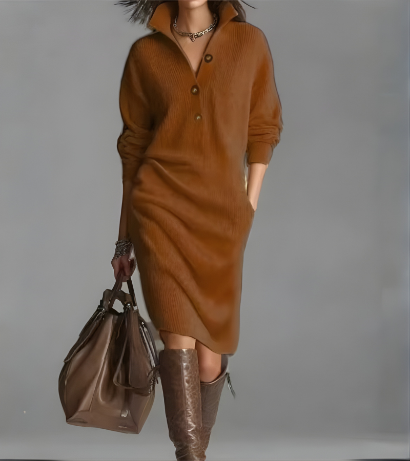 Madalyn Cozy Elegant Knit Dress