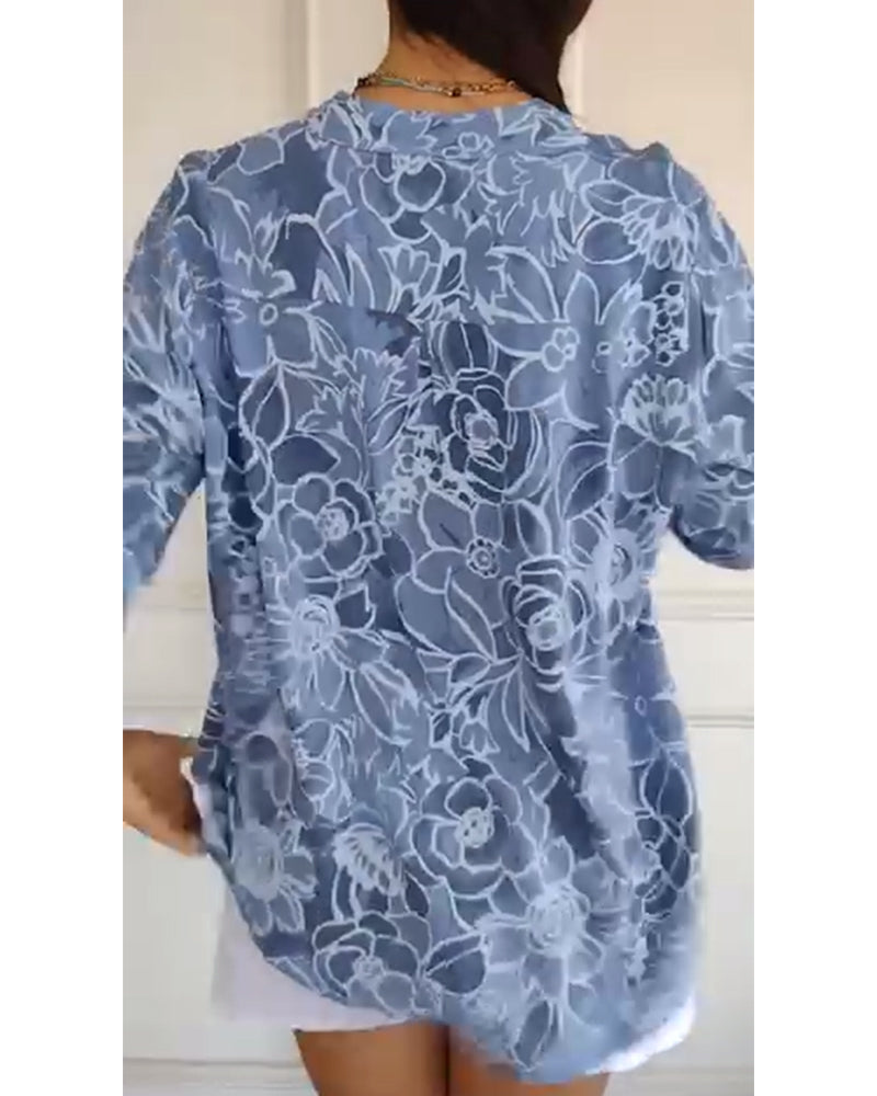 Holly Floral Print Blouse