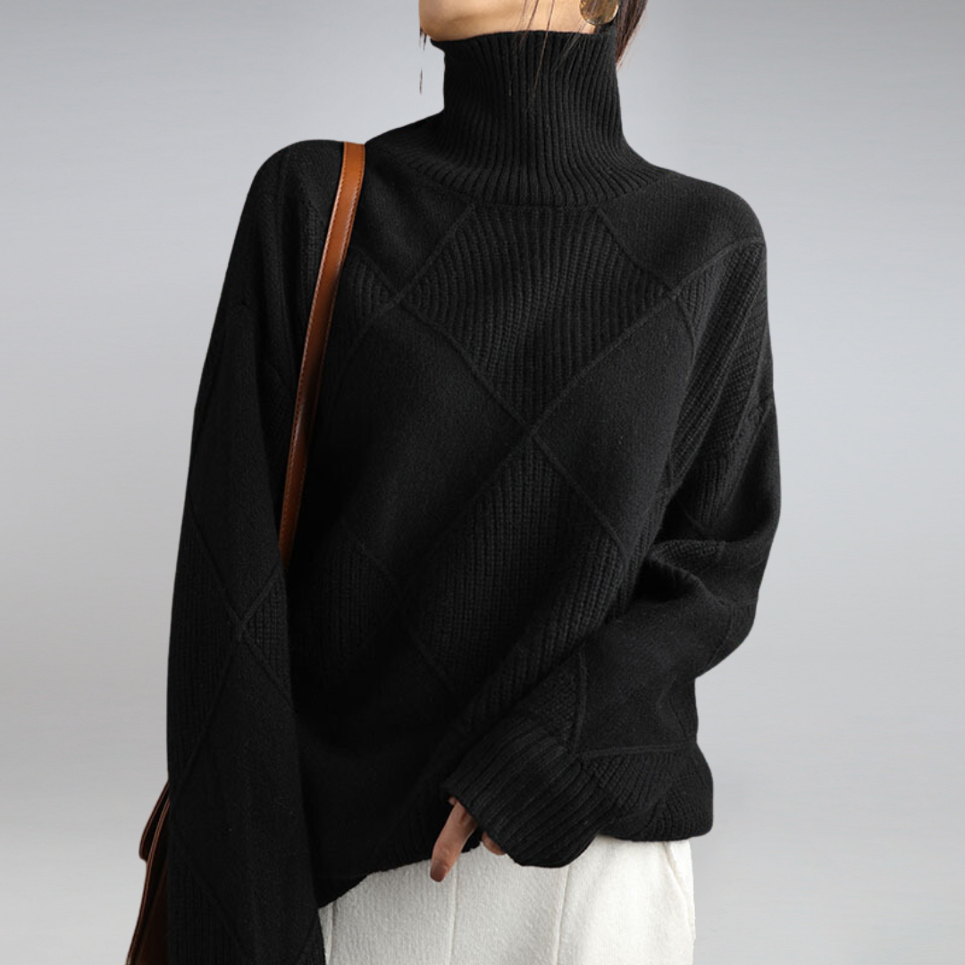 Sienna Cashmere Turtleneck Sweater