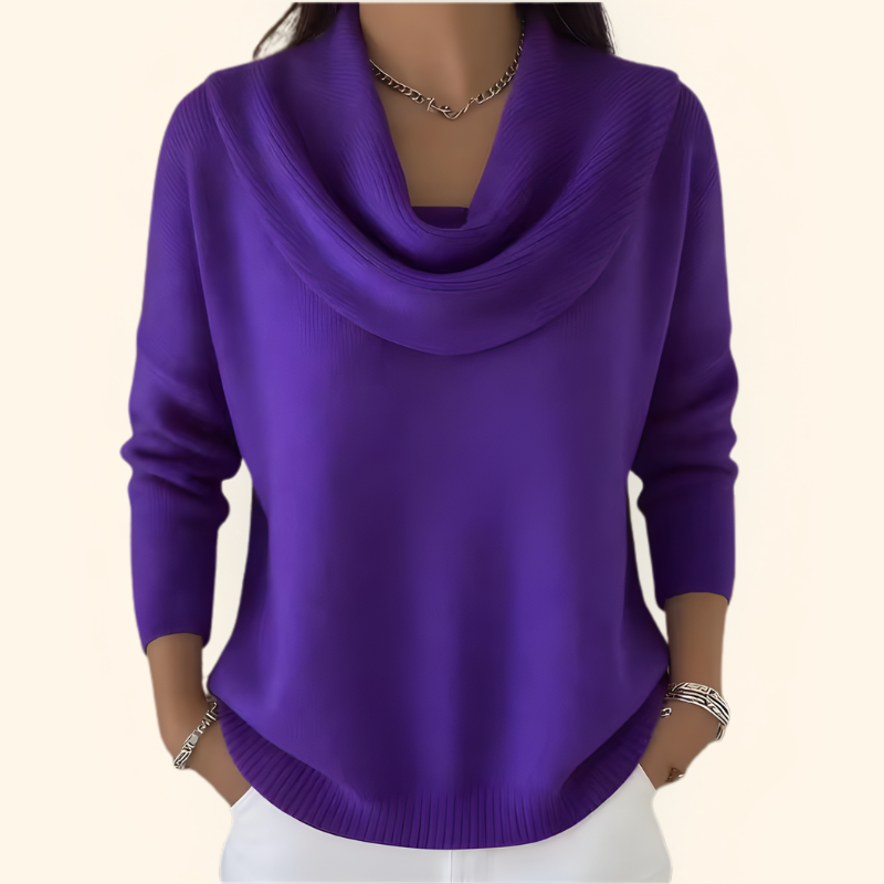 Gwen Elegant Collared Sweater