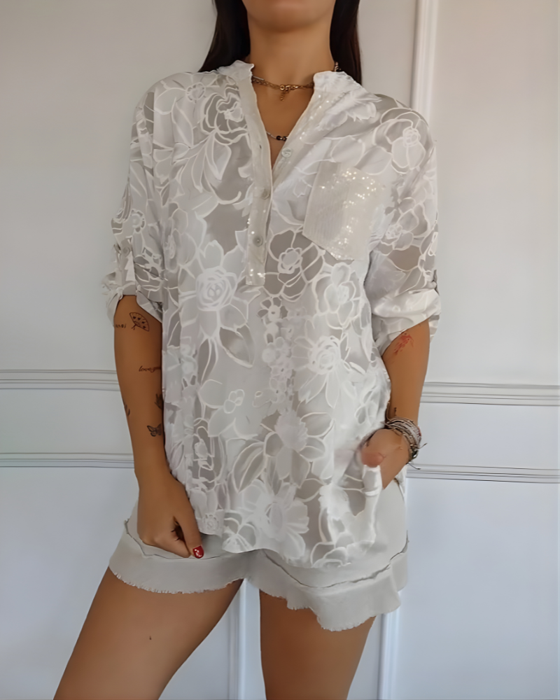 Holly Floral Print Blouse